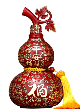 禅意阁铜葫芦彩铜百福开盖