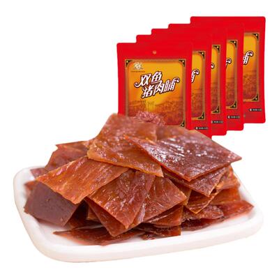 双鱼猪肉脯400g*5袋散装自然片