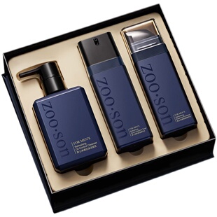 男士专用洗面奶水乳三件套摸脸部擦脸的油补水保湿乳霜精华护肤品