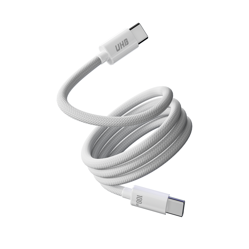 UHB快充编织数据线双typec口100w
