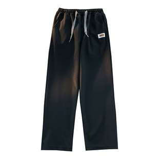 清仓捡漏华夫格裤子男港风高街ins潮痞帅炸街潮流百搭纯色休闲裤