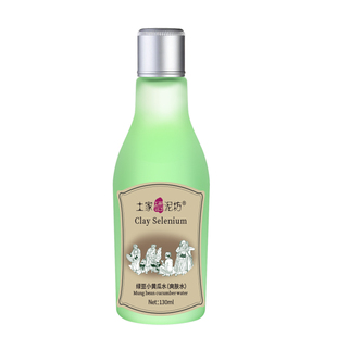 土家硒泥坊绿豆小黄瓜爽肤水女补水保湿水清爽平衡油脂化妆水柔肤