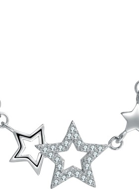 甜美风925银七夕生日礼物镀金