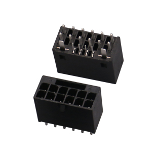 PCI-E5.0显卡连接器16P针座12VHPWR显卡供电接口12+4P座ATX电源座