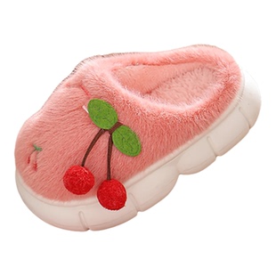 儿童棉拖鞋2025新款女童秋冬季保暖防滑室内毛绒加厚居家男童大童