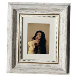 五月画馆迷你小相框拍立得4寸小卡人民币5寸6寸摆台可打照片复古