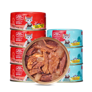 poroca猫罐头170g罐整箱12罐幼成猫咪专用零食补充营养零食罐
