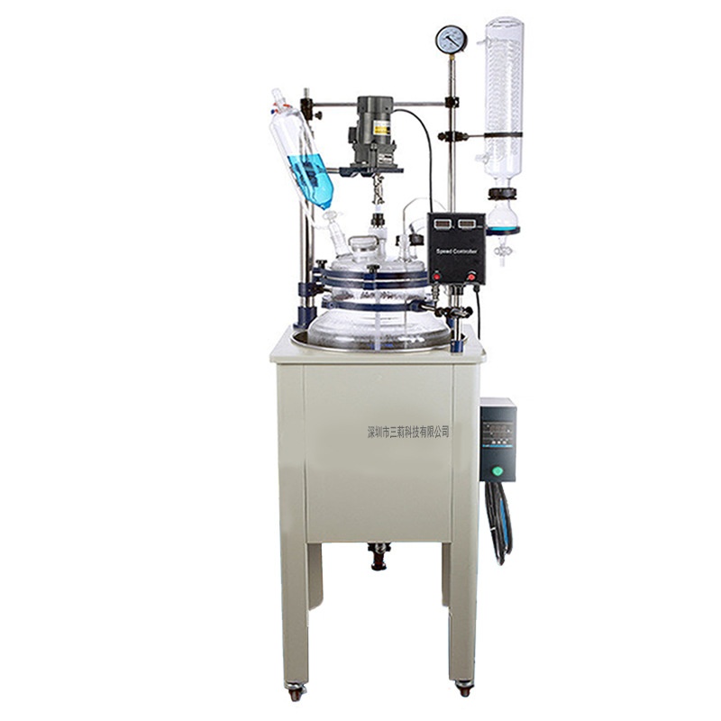F-5L单层玻璃反应釜 批发实验室小型玻璃反应釜