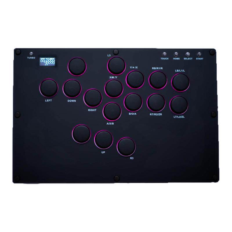 hitbox键盘 街霸6街机摇杆手柄格斗游戏steam树莓派电脑ps5认证器