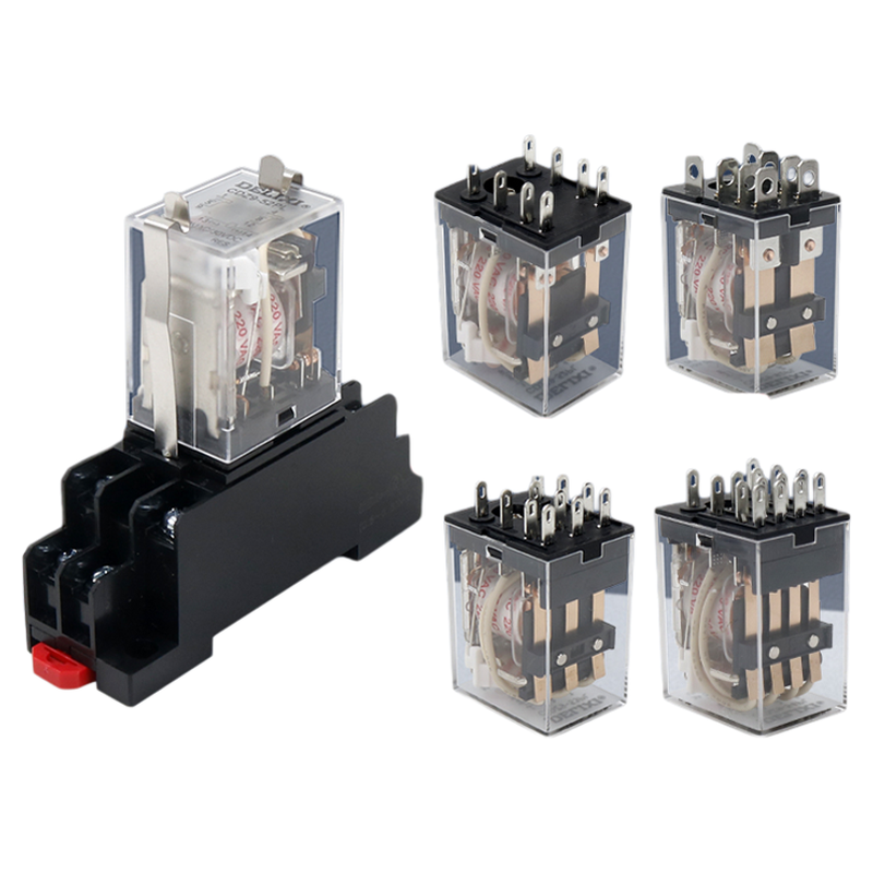 德力西中间继电器220v交流12v