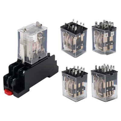 德力西中间继电器220v交流12v