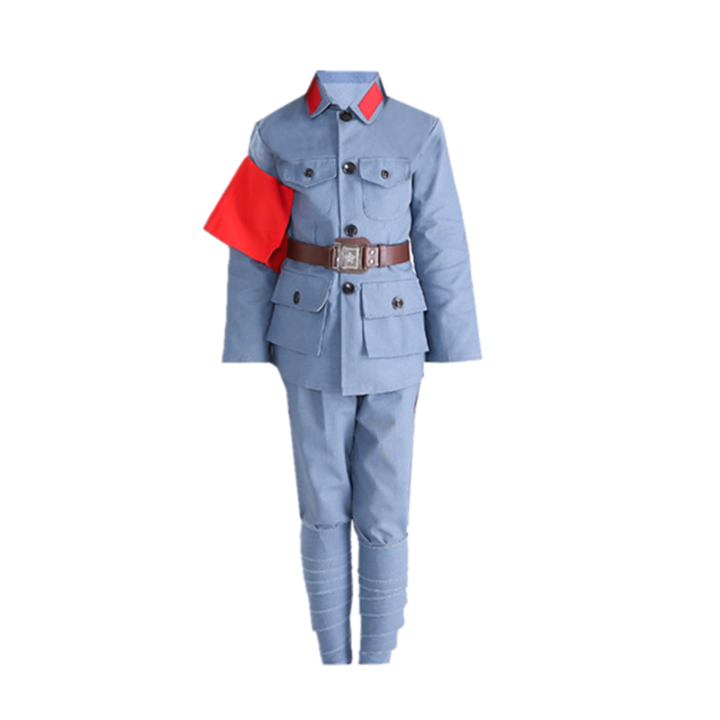 儿童小红军演出服男女童八路军服