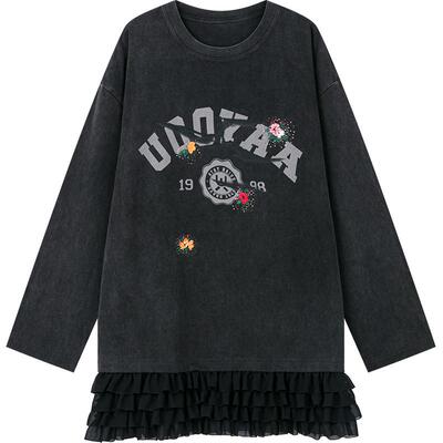 UOOYAA/乌丫学院印花T恤式连衣裙