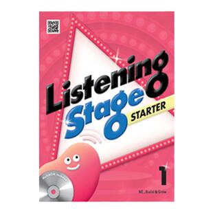 正版原版 Listening Stage Starter 少儿7-9岁初阶听力 1/2/3级别 书+练习册 英语听力专项短期教材 寒暑假课程