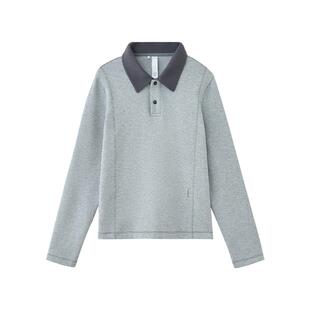 Dodopoli儿童网球Polo衫长袖T恤柔软透气男女童秋冬打底运动上衣