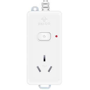 公牛16a插座带开关接线板三孔线排插大孔插16安热水器空调插线板