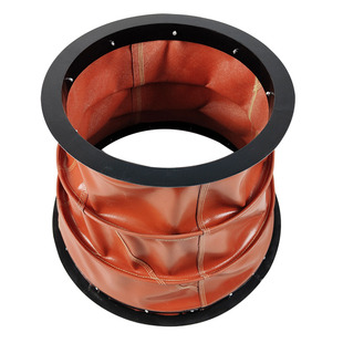 软连接风机管道耐高温硅胶布帆布软接头布袋排风管伸缩通风管耐磨