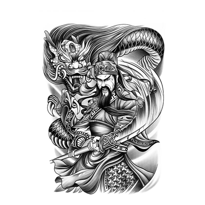 XMXP草本满背纹身贴防水2周持久