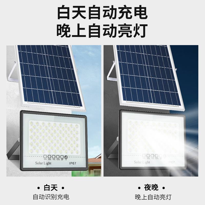 新款太阳能户外灯庭院灯新路灯室内挂灯亮超照明大功率农村投光灯