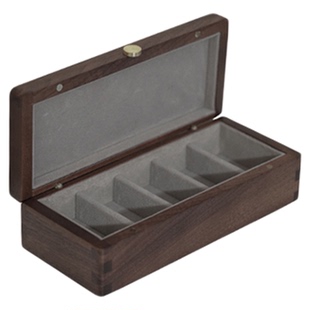 黄金专用收纳盒金豆工行金条防氧化贵金属收藏盒子安全实木高端