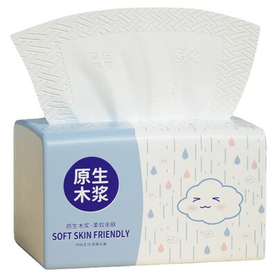 600张家用实惠抽纸整箱