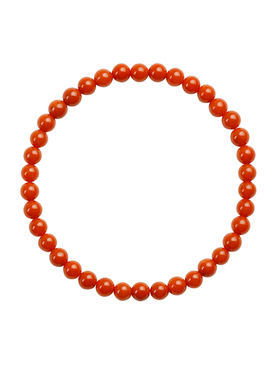 天然凉山南红玛瑙手链满肉柿子红