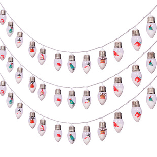 圣诞节装饰灯LED灯串球泡灯圣诞节日吊灯圣诞树壁挂灯彩灯氛围灯