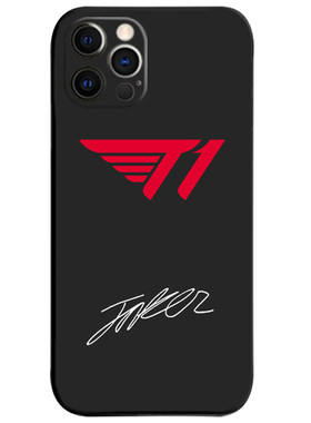 skt1战队签名lol手机苹果硅胶