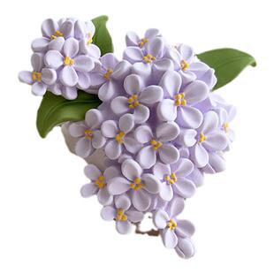 丁香花桂花车载香薰扩香石汽车空调出风口夹香水车内装饰女生香氛