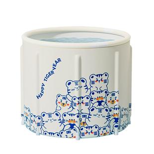 儿童洗澡桶婴儿幼儿游泳桶沐浴桶家用宝宝小孩可折叠泡澡桶洗澡盆