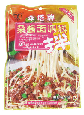 杂酱面调料四川拌面酱伞塔牌调料