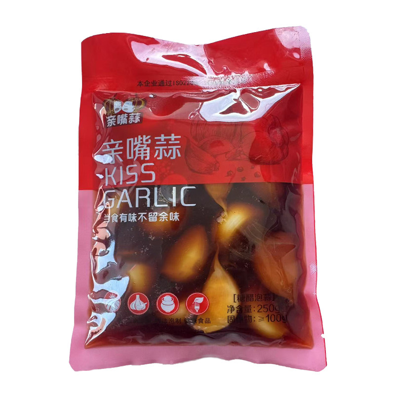 亲嘴蒜糖蒜正宗糖醋蒜大蒜头腌制咸菜甜蒜特产开胃小菜下酒下饭菜