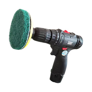 家用电动百洁布瓷砖除蜡去污电钻刷金属抛光除锈刷厨房油渍清洁刷