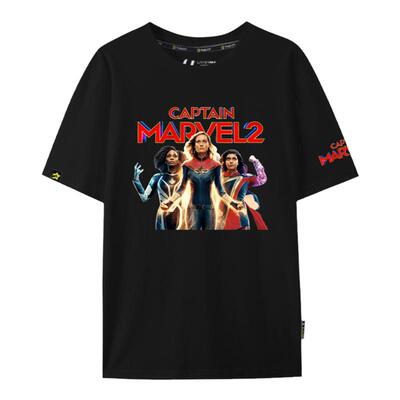 惊奇队长2漫威电影周边短袖T恤