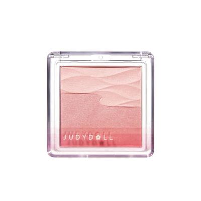 橘朵水缎光双色腮红盘化妆品