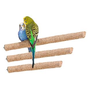 鹦鹉站杆缠线花椒木站杆八哥站架虎皮站台啃咬解闷玩具磨爪棒树枝