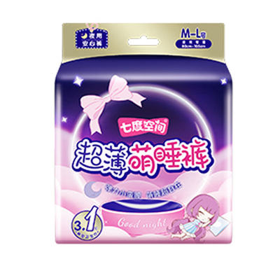 七度空间超薄萌睡裤安心裤