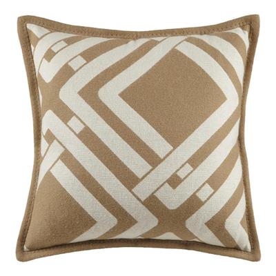 HarborHouse羊毛色织披毯靠垫套