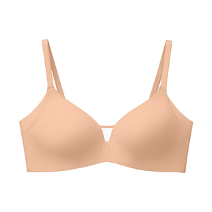 古今内衣女轻薄简约光面无痕百搭无钢圈舒适防下垂上托侧收文胸