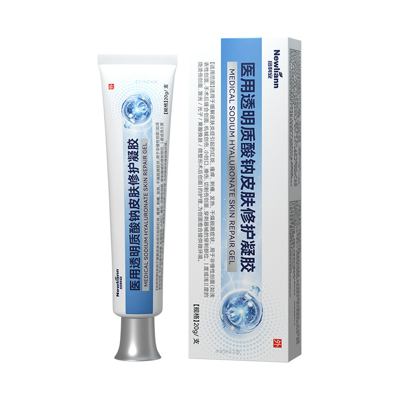 医用透明质酸钠修复凝胶皮肤晒后伤肌肤屏障受损修护面部补水敷料