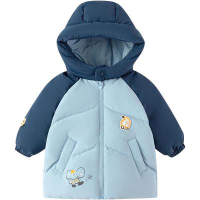 巴拉巴拉儿童羽绒服中长款外套厚