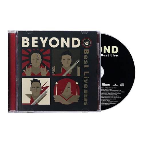 官方正版 Beyond乐队专辑 Best Live 最佳现场 CD唱片 精选演唱会