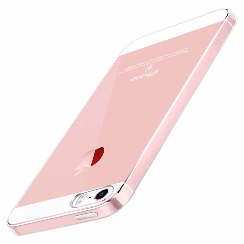 适用苹果iphone5/5s/se1代手机壳 SE第一代超薄透明硅胶tpu镜头全包防摔软壳新款男女轻薄简约裸机手感保护套