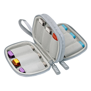 gagk YKK拉链小u盘保护套迷你便携放U盘袋子适用金士顿爱国者闪迪可爱收纳小包装K宝网银优盾u顿小巧收纳盒子