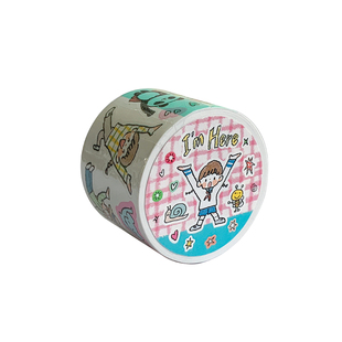 卓大王胶带模切阿卓在这呢书写纸潦草风手帐素材可爱举着照片ys