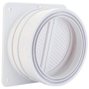 厨房抽油烟机止逆阀家用烟道止回阀排烟管防回风卫生间单向防串味