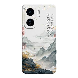 肌理水墨适用IQOONeo11手机壳Neo11新款保护套vivoiqooneo高级感硅胶vivo全包防摔vivoneo男女iqoo爱酷软外壳