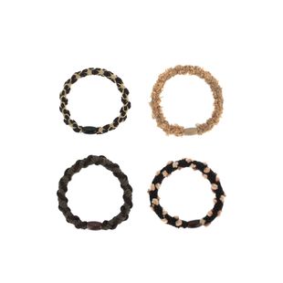 咖色系麻花编织发圈百搭基础发绳高弹力头绳扎马尾皮筋发饰新款女