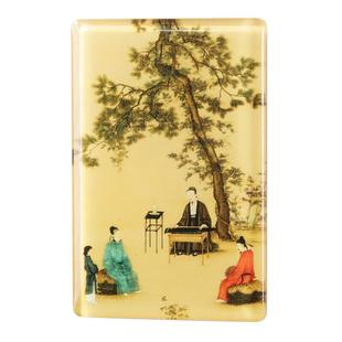 朝花夕拾冰箱贴彷徨呐喊奔流鲁迅磁性贴亚克力创意装饰国风冰箱贴