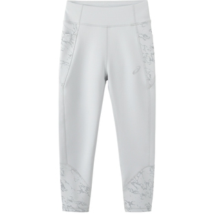 ASICS/亚瑟士童装舒适秋冬新款女儿童加绒保暖运动针织打底裤